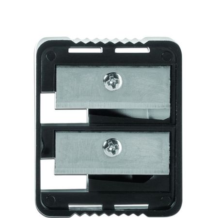 Wet N Wild Dual Pencil Sharpener Sacapuntas doble diseñado con cuchillas afiladísimas para mantener los lápices de todos los tamaños perfilados