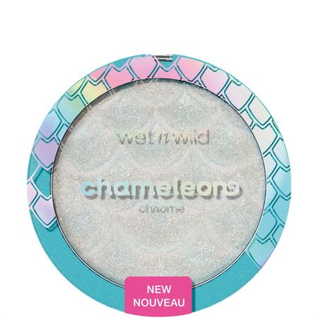 Wet N Wild Chameleon Chrome Highlighter Iluminador revolucionario con pigmentos reactivos para conseguir desde un brillo sutil hasta un resplandor intenso