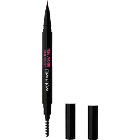 Wet N Wild Ultimate Brow Pen Delineador de cejas con cepillo realza la forma natural ofreciendo un acabado fresco de larga duración
