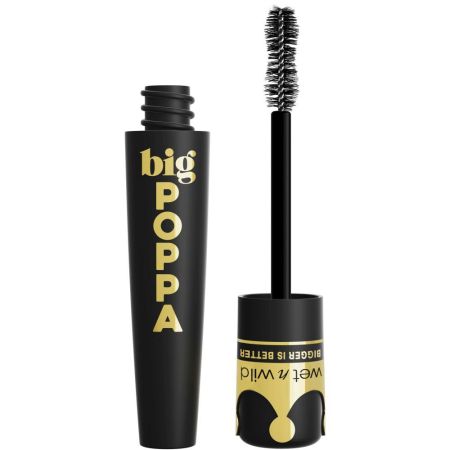 Wet N Wild Big Poppa Máscara de pestañas voluminizadora alargadora e intensamente negra