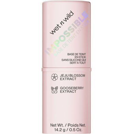 Wet N Wild Impossible Base De Teint En Stick Prebase de maquillaje nutre y difumina poros líneas e imperfecciones acabado mate
