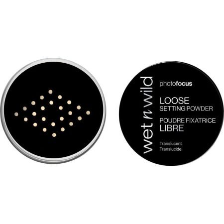 Wet N Wild Photofocus Loose Setting Powder Polvos sueltos difuminan fijan matifican y reducen sutilmente la apariencia de líneas finas e imperfecciones