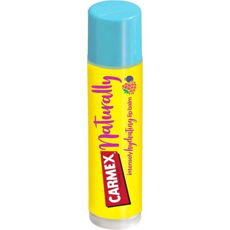 Carmex Naturally Bálsamo Labial Hidratante Bálsamo labial protege hidrata y repara labios agritados sabor frutos rojos