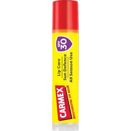 Carmex Bálsamo Labial Hidratante Tropical Spf 30 Bálsamo labial tropical protege hidrata suaviza y repara labios agrietados 4,25 gr