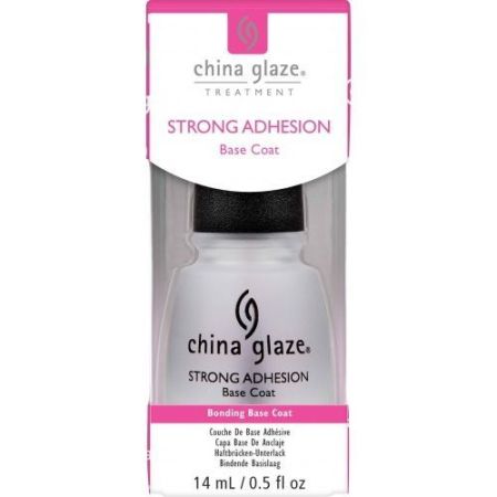 China Glaze Strong Adhesion Base Coat Tratamiento base evita que se despegue el esmalte y aumenta su durabilidad