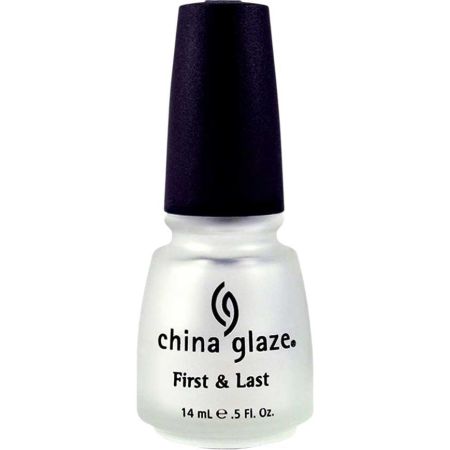 China Glaze First & Last Base Y Top Coat Tratamiento superior y base para uñas fuertes divinas y sanas con calcio y vitamina a