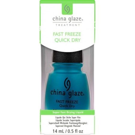 China Glaze Fast Freeze Quick Dry Tratamiento para secar al tacto y de forma rápida el esmalte