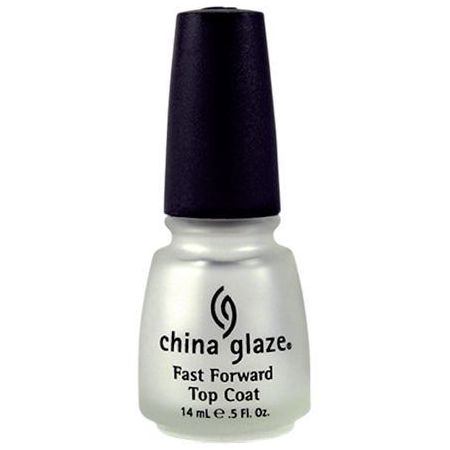 China Glaze Fast Forward Top Coat Tratamiento superior penetra y seca de forma rápida