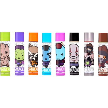 Lip Smacker Best Flavor Forever Guardianes De La Galaxia Bálsamo labial lucha contra el crimen de labios secos y agrietados con tu superhéroe favorito