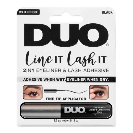 Ardell Duo Line It Lash It 2 In 1 Eyeliner & Lash Adhesive Delineador ojos y adhesivo para pestañas las mantiene cómodamente en su lugar