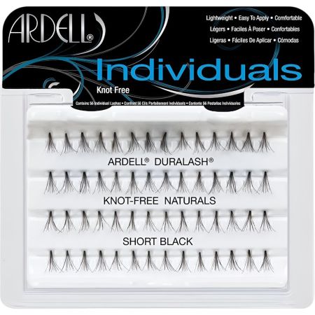Ardell Pestañas Postizas Individuals Short Black Pestañas postizas individuales de longitud corta para acentuar o para rellenar 56 uds