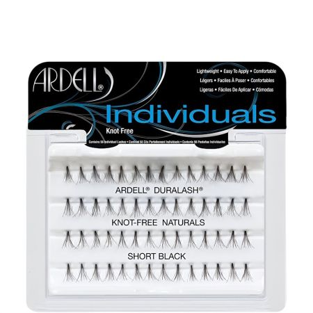 Ardell Pestañas Postizas Individuals Short Black Pestañas postizas individuales de longitud corta para acentuar o para rellenar 56 uds