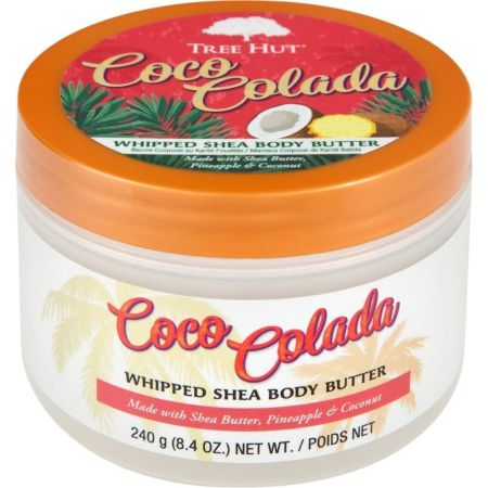 Tree Hut Coco Colada Manteca Corporal De Karité Batida Manteca corporal aromática de textura ligera nutre profundamente dejando aroma veraniego en la piel 240 gr