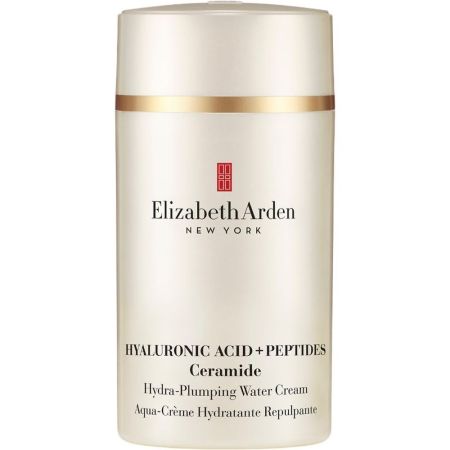 Elizabeth Arden Hyaluronic Acid+Peptides Ceramide Hydra-Plumping Water Cream Crema antiedad de textura ultraligera rellena reafirma e hidrata intensamente la piel hasta 240 horas 50 ml