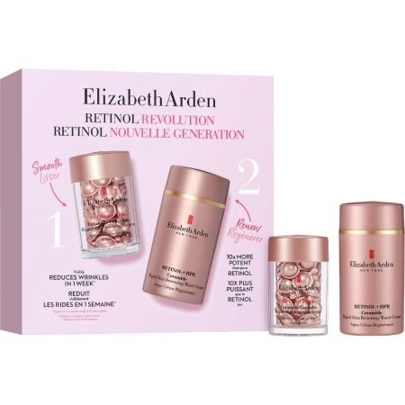 Elizabeth Arden Retinol Revolution Estuche Set facial renueva ilumina y reafirma la piel para un aspecto más joven y revitalizado 50 ml