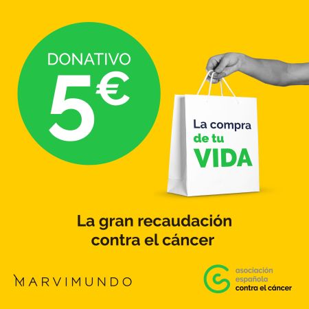   Donativo 5€ contra el cáncer
