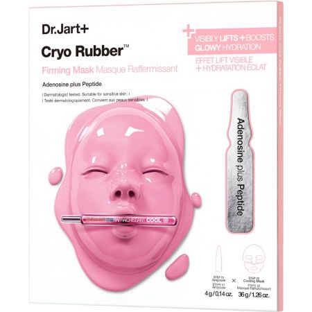 Dr.Jart+ Cryo Rubber Firming Mask Mascarilla en dos pasos ayuda a elevar visiblemente la piel hidratando y reafirmando en solo 20 minutos