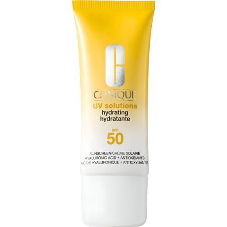 Clinique Uv Solutions Hidratante Spf 50 Protector solar facial de textura ligera y no pegajosa mantiene el exceso de brillo bajo control 24 horas 40 ml