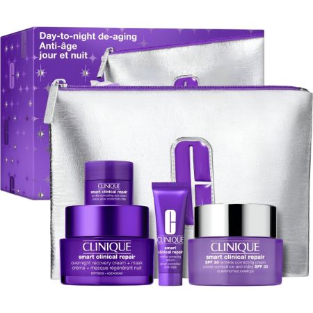 Clinique Smart Clinical Repair Estuche Tratamiento hidratante y ultranutritivo corrige líneas y arrugas para piel más elástica y rejuvenecida