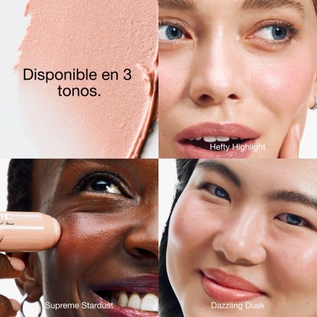 Clinique Chubby Stick Sculpting Highlight Iluminador en barra de textura cremosa se extiende fácilmente ofreciendo una luminosidad radiante natural