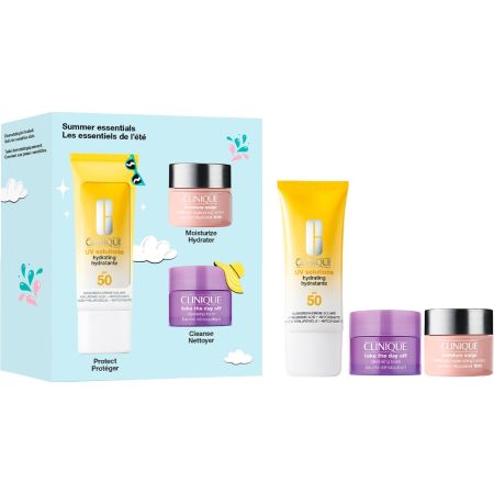 Clinique Uv Solutions Hidratante Spf 50 Estuche Protector solar facial con color de textura ligera y no pegajosa mejora la luminosidad reduciendo manchas oscuras 40 ml