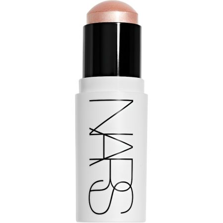 Nars Light Reflecting Luminizing Stick Iluminador en barra resistente al agua ofrece un acabado jugoso de larga duración en mejillas ojos y labios