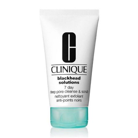 Clinique Blackheads Solutions 7 Day Deep Pore Cleanse & Srub Exfoliante facial limpiador contra los puntos negros 125 ml