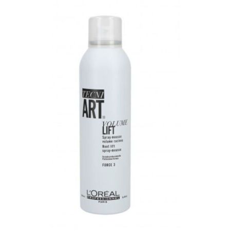 L'Oreal Professionnel Tecni Art Volume Lift Rootlift Spray-Mousse Espuma para cabello fino consistencia y volumen sin residuos 250 ml
