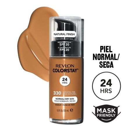 Revlon Colorstay Spf 20 Fond De Teint Base de maquillaje cobertura media-alta hidratante acabado mate 24 horas de duración