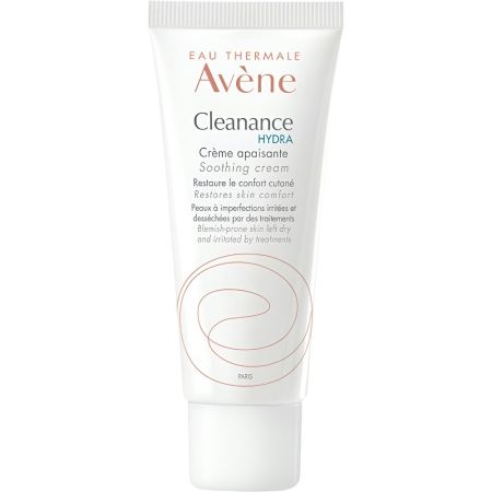 Avène Cleanance Hydra Crème Apaisante Cuidado calmante relipidizante devuelve el confort a pieles secas e irritadas por tratamientos para el acné 40 ml