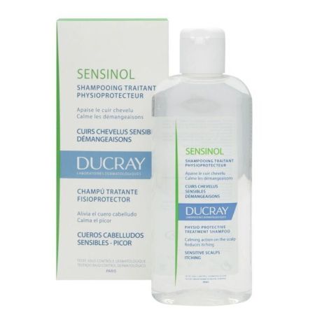 Ducray Sensinol Shampooing Traitant Physioprotecteur Champú alivia el picor y calma el cuero cabelludo para un confort inmediato 400 ml