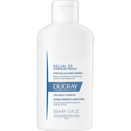Ducray Kelual Ds Shampooing Traitant Antipelliculaire Champú elimina de manera duradera la caspa y alivia el cuero cabelludo 100 ml