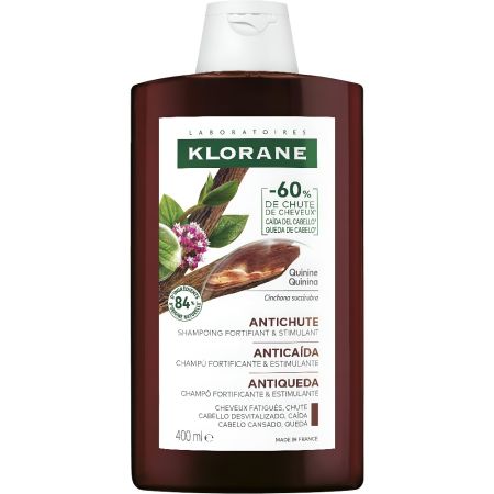 Klorane Shampooing Á La Quinine Et Aux Vitamines Champú fortalecedor recupera la fuerza y volumen de tu cabello 400 ml