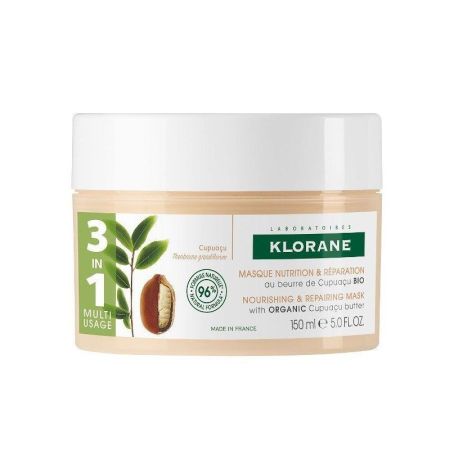Klorane Nourishing & Repairing Mask 3 In 1 Mascarilla reparadora nutre y repara en profundidad ideal para el cabello muy seco 150 ml