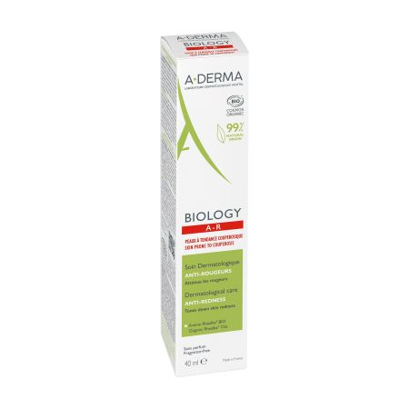 A-Derma Biology A-R Soin Dermatologique Anti-Rougeurs Crema vegana antirojeces restaura el equilibrio de la piel frágil 40 ml