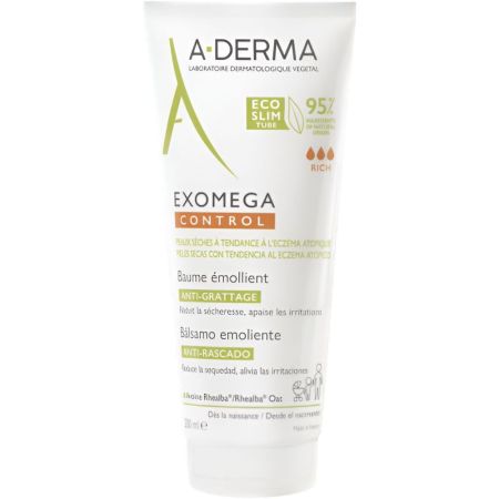 A-Derma Exomega D.E.F.I Baume Émollient Balm Extra-Rich Bálsamo emoliente enriquecido estéril y sin conservantes 200 ml