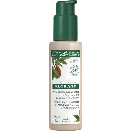 Klorane Capuaçu Bio Reparador Cica-Sérum Sérum capilar sin aclarado repara ofreciendo protección térmica para cabello muy seco debilitado y ultradañado 100 ml