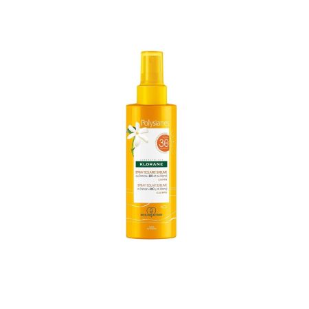 Klorane Polysianes Spray Solar Sublime Spf 30 Protector solar corporal hidratante resistente al agua 200 ml