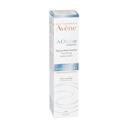 Avène A-Oxitive Jour Aqua-Créme Lissante Crema hidratante facial alisadora aporta luminosidad al rostro 24 h 30 ml