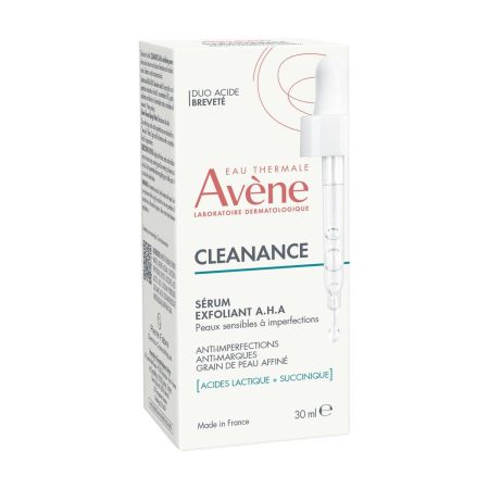 Avène Cleanance Sérum Exfoliant A.H.A Sérum exfoliante antiimperfecciones antimanchas y alisador con ácidos naturales 30 ml