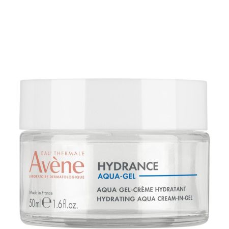 Avène Hydrance Aqua-Gel Créme Hydratant Tratamiento facial completo hidrata calmando intensamente para piel luminosa y fresca 24 horas 50 ml