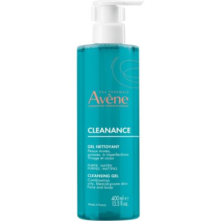 Avène Cleanance Gel Gel limpiador reduce y previene el enrojecimiento