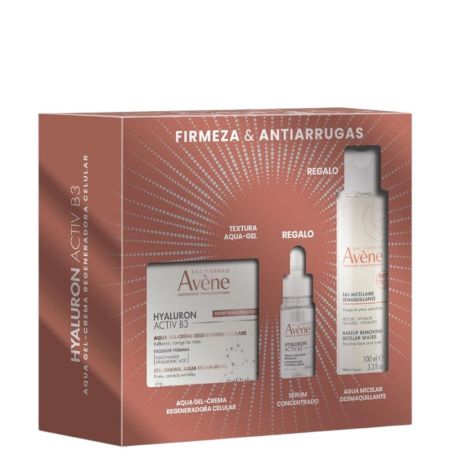 Avène Hyaluron Activ B3 Aqua-Gel Créme Régénération Estuche Crema hidratante rellena corrige arrugas y regenera la piel con ácido hialurónico 50 ml