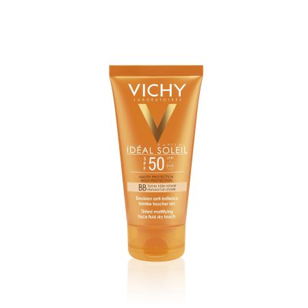 Vichy Capital Idéal Soleil Bb Cream Teinte Hâle Naturel  Spf 50 Protector solar con color antibrillo para una piel hidratada 50 ml