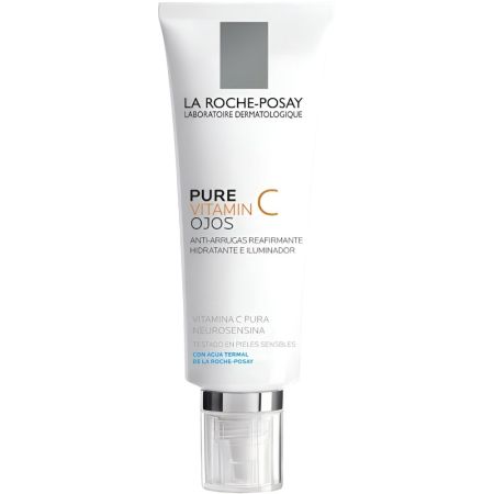 La Roche Posay Redermic C Yeux/Eyes Soin De Comblement Contorno de ojos antiarrugas corrige las patas de gallo y refuerza el soporte alrededor del ojo 15 ml