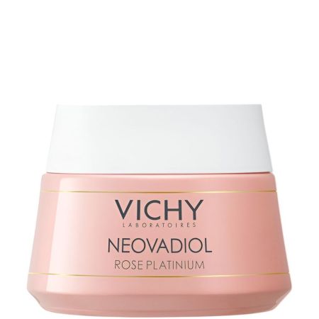 Vichy Neovadiol Rose Platinium Crema facial de día iluminadora reactiva al instante el brillo rosáceo saludable de la piel 50 ml