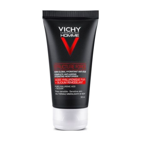 Vichy Homme Structure Force Soin Global Hydratant Anti-Âge Crema facial cuidado completo antiedad formulada para hombre 50 ml