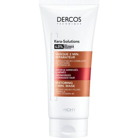 Vichy Dercos Kera-Solutions Masque Mascarilla reparadora del cabello en tan solo un uso nutre suaviza y da brillo 200 ml