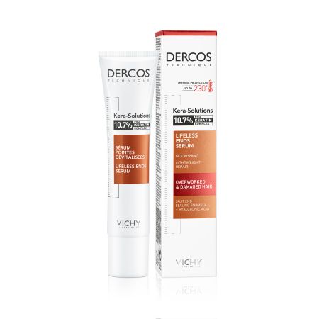 Vichy Dercos Kera-Solutions Sérum Pointes Dévitalisées Sérum reparador  del cabello dañado y las puntas con ácido hialurónico 40 ml