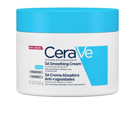 Cerave Sa Smoothing Cream Crema indicada para exfoliar suavizar y alisar la rugosidad de la piel 177 ml